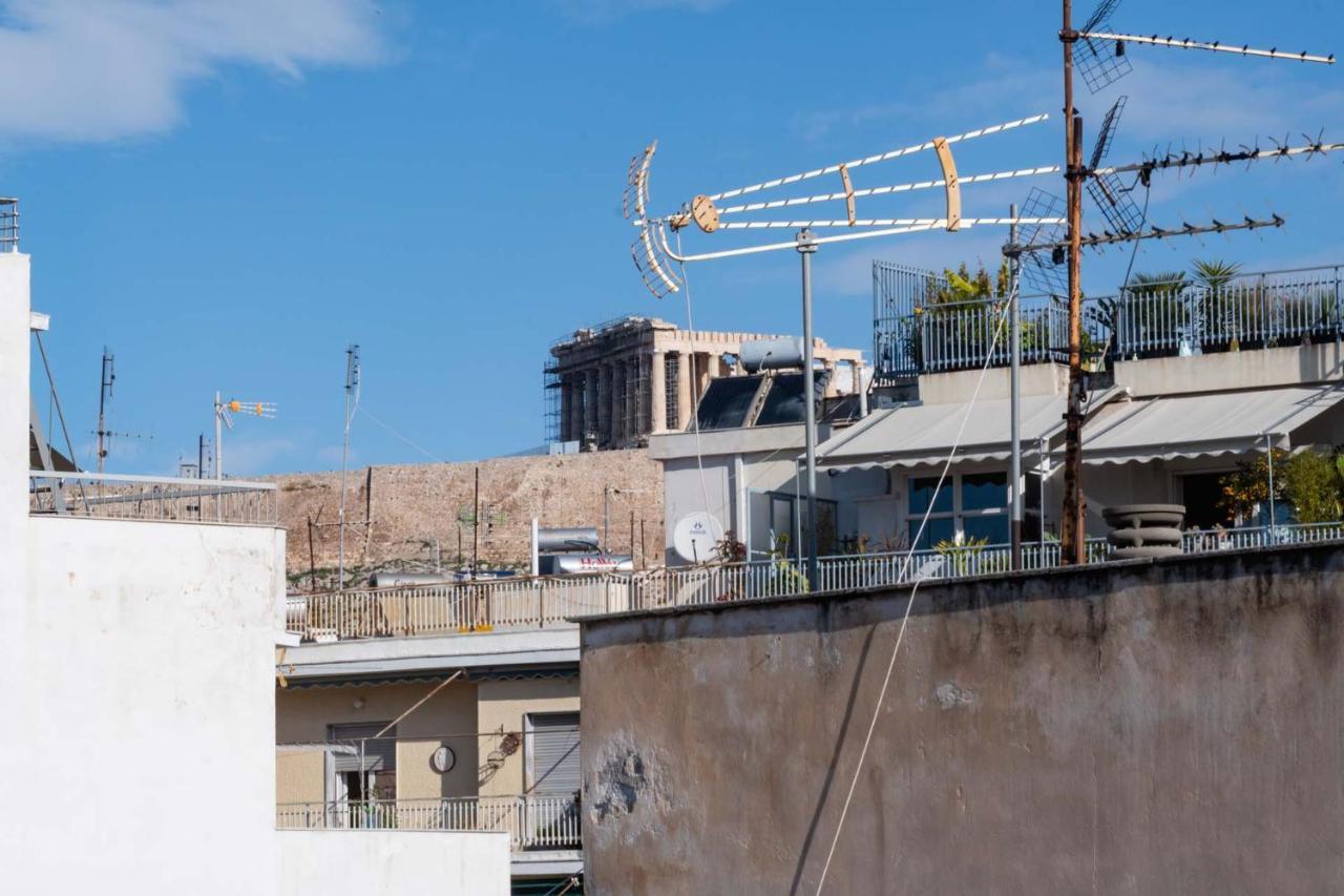 Acropolis View Vintage Style Apartment In Koukaki Aten Exteriör bild